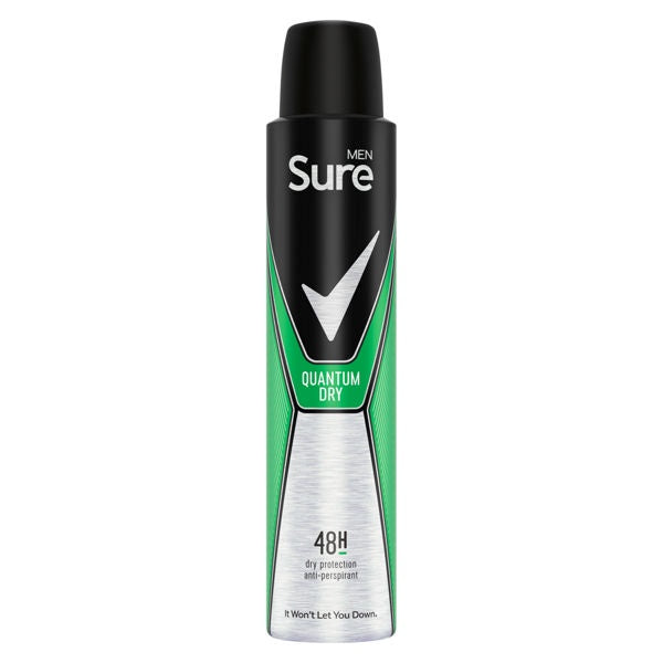 Sure Men Anti-Perspirant Deodorant Quantum Dry 200ml