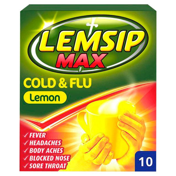 Lemsip Max Sachet Lemon 10pk