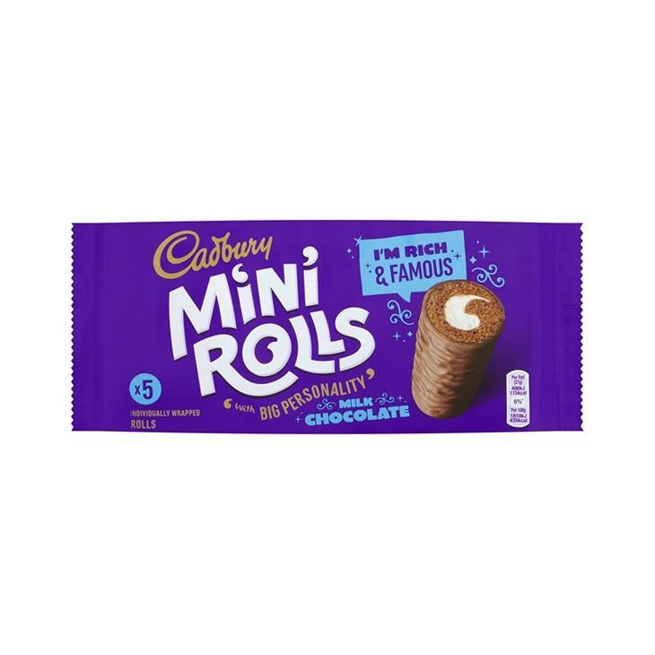 Cadbury 5 Chocolate Mini Rolls