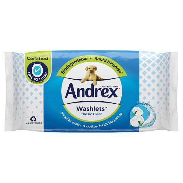 Andrex Classic CleanWashlets 40pk