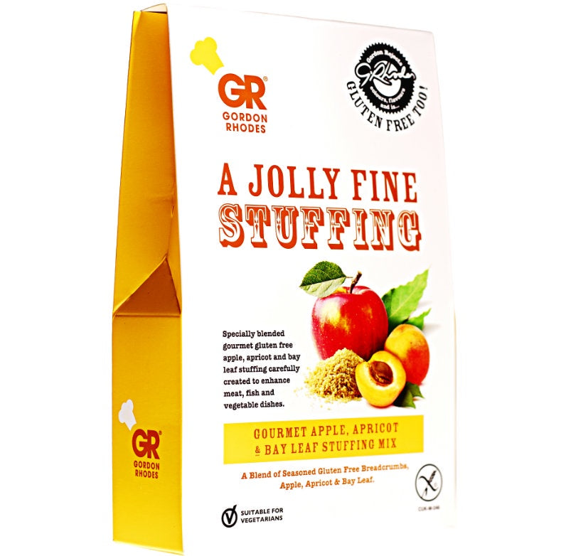 Gordon Rhodes, Gluten Free Gourmet Apple, Apricot and Bay Stuffing Mix, 125g