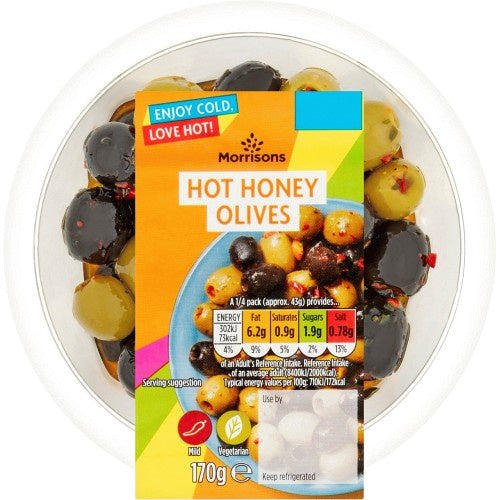 Morrisons Market St Hot Honey Olives 170g