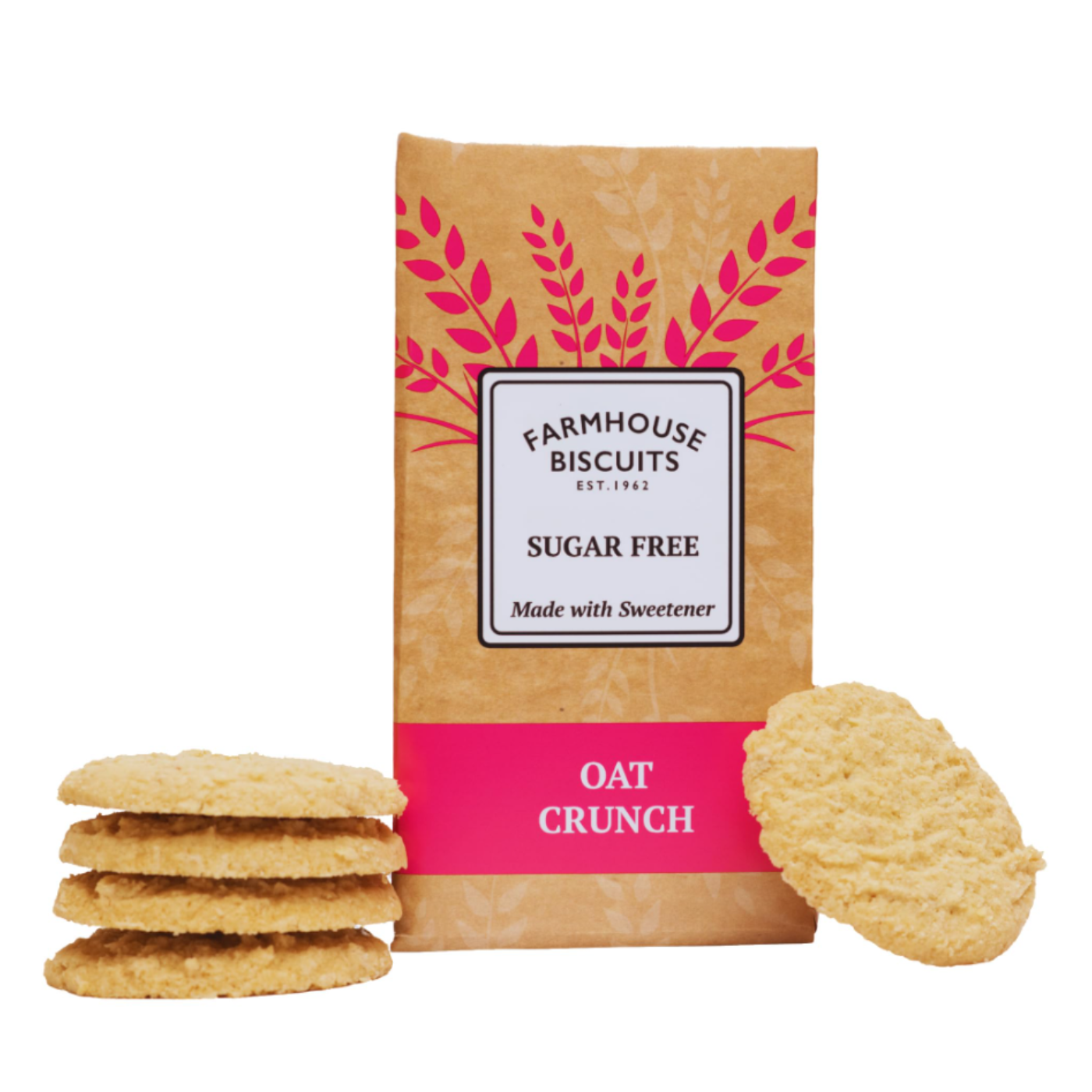 Farmhouse Sugar Free Oat Crunch Cookies 150g