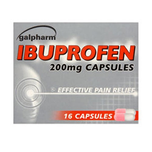 Galpharm Ibuprofen 200mg Capsules 16pk