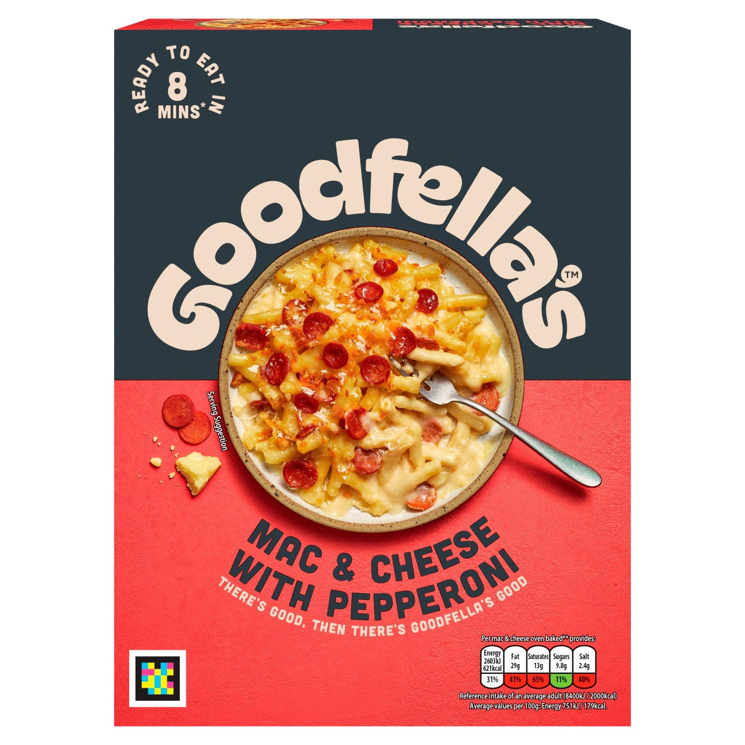 Goodfellas Fully Loaded Mac & Cheese with Pepperoni 350g