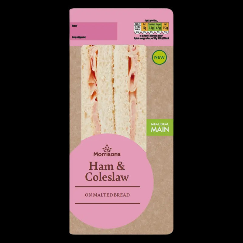 Morrisons Ham & Coleslaw Sandwich [992]