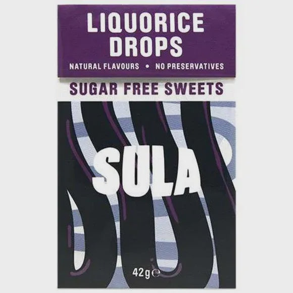 Sula Liquorice Drops 42g