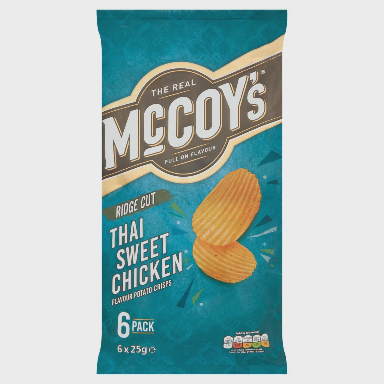 McCoys Thai Sweet Chicken Crisps 6 x 25g