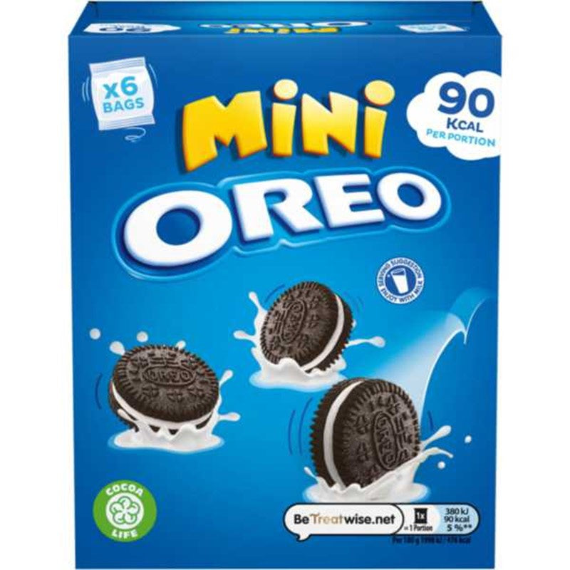 Mini Oreo Vanilla 114g 6pk