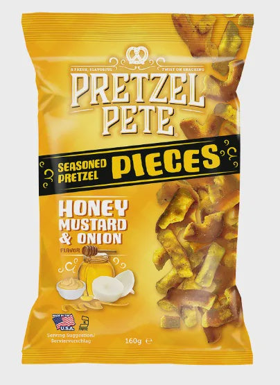 Pretzel Pete - Pretzel Pieces Honey Mustard  Onion 160g