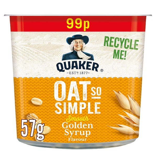 Quaker Oat So Simple Golden Syrup Porridge Pot 57g