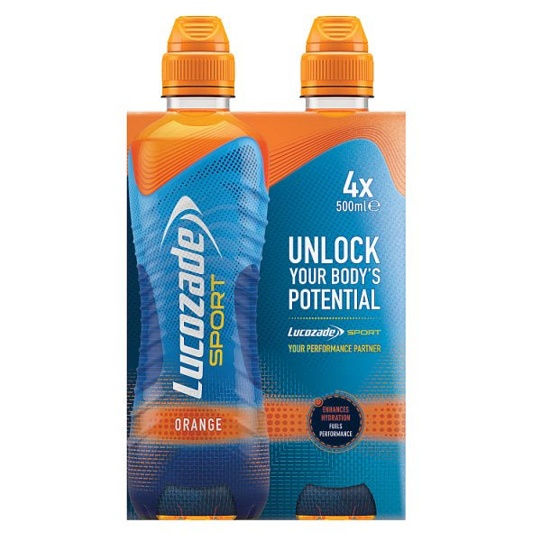 Lucozade Sport Orange 4 x 500ml