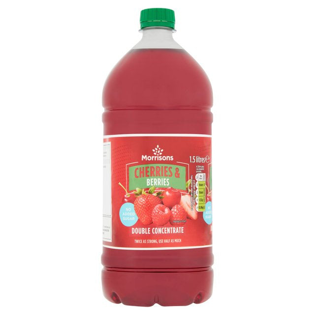 Morrisons Cherries & Berries NAS Squash DC 1.5L
