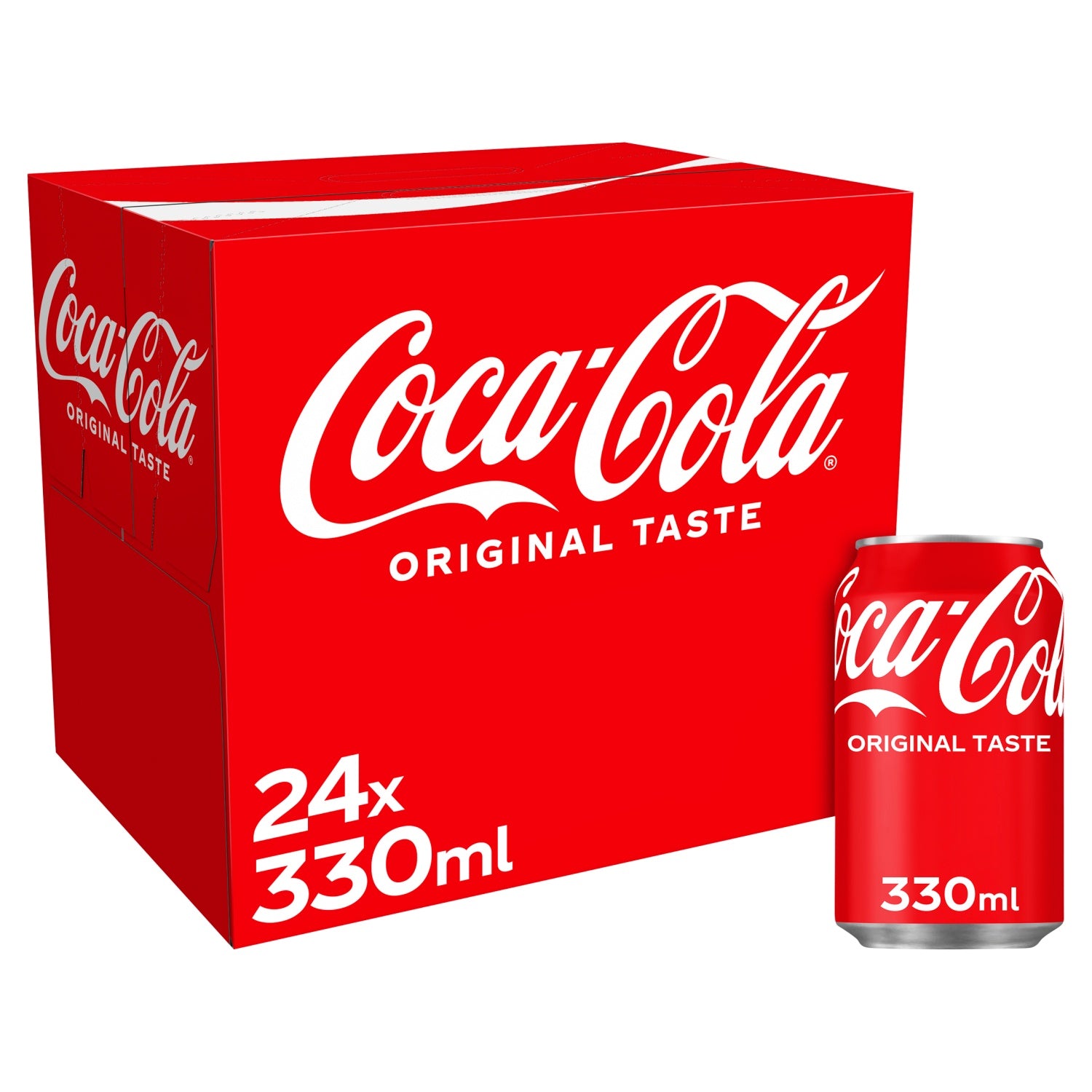 Coca Cola Original Taste Cans 24 x 330ml [877]