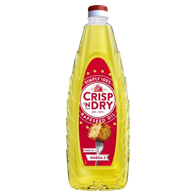 Crisp N Dry Rapeseed Vegetable Oil 1L