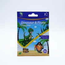 A&E Dinosaur & Pirate Plasters 20pk