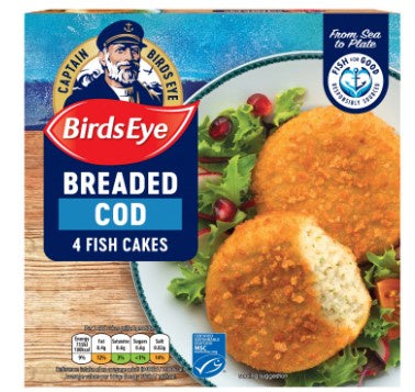 Birds Eye 4 Cod Fishcakes 198g