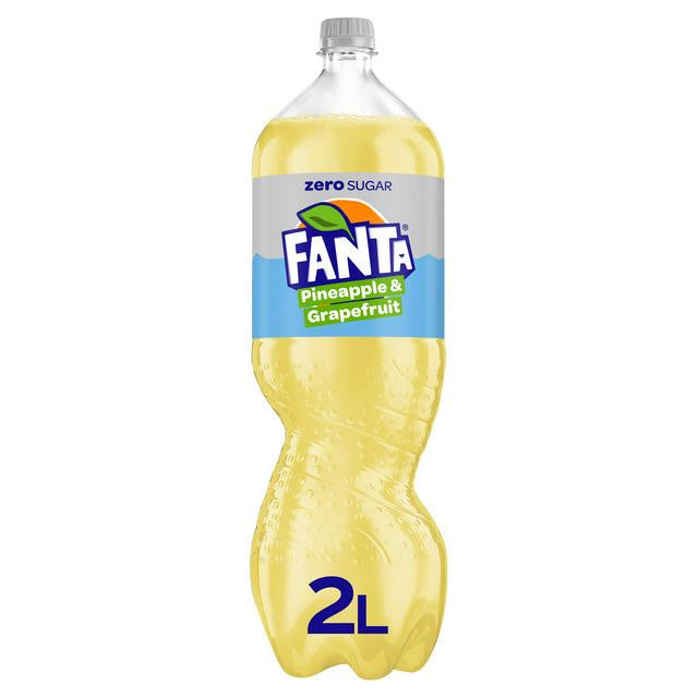 Fanta Pineapple & Grapefruit Zero Sugar 2L