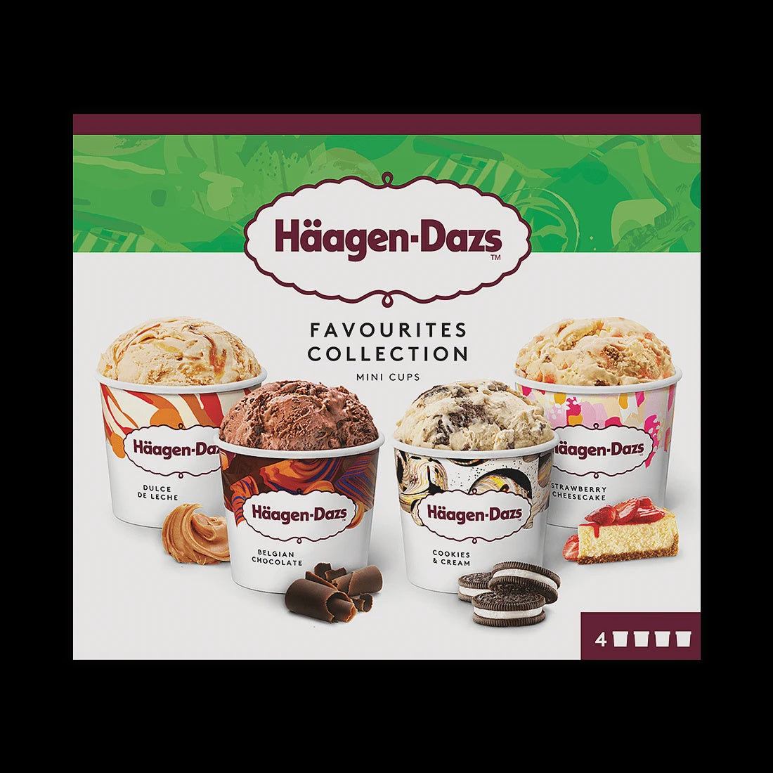 Haagen-Dazs Favourites Collection x4