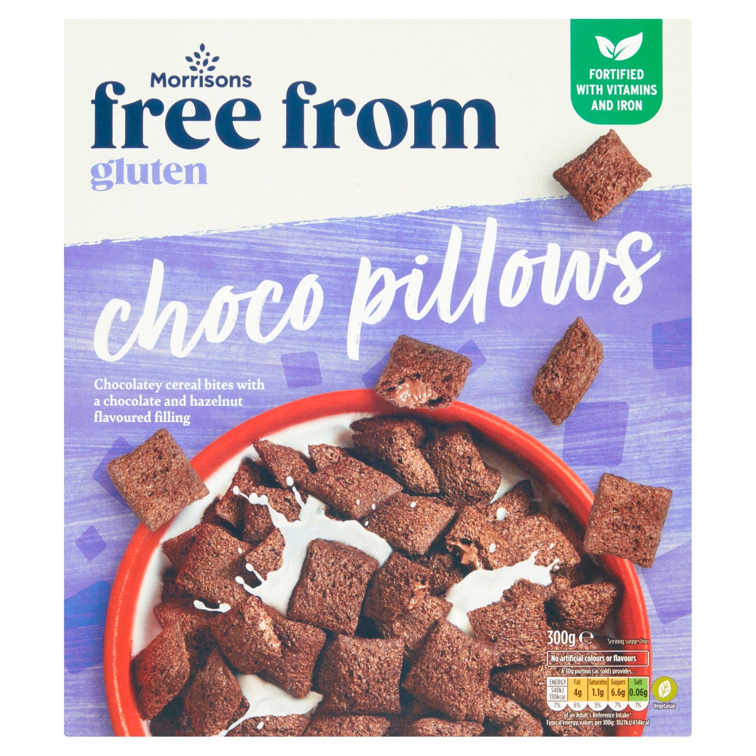 Morrisons Free From Chocolate Hazelnut Pillows 300g