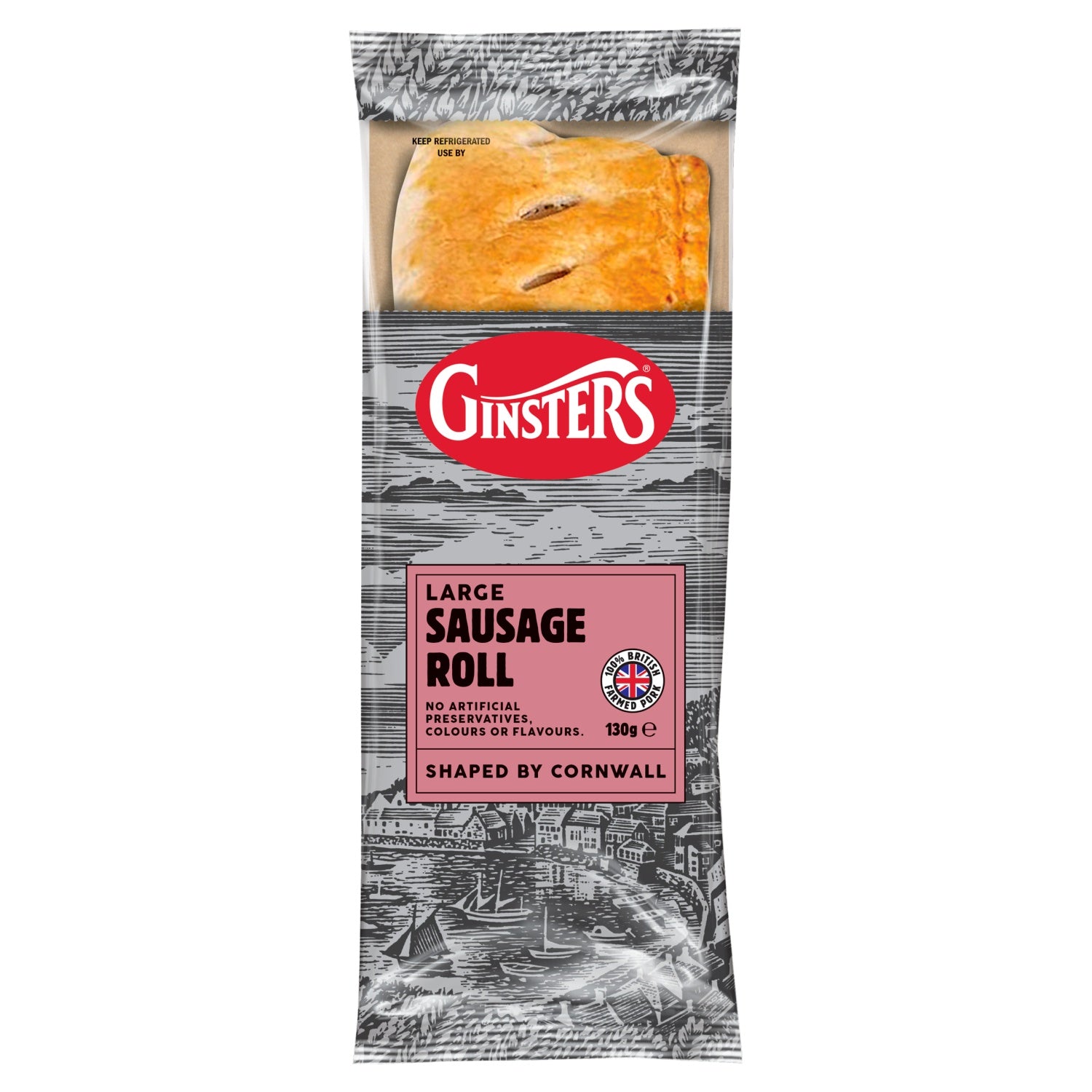 Ginsters Large Sausage Roll 130g [909]