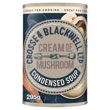 Crosse & Blackwell Condensed Cream of Mushroom Soup 295g