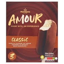 Morrisons Milk Chocolate Amour Sticks 3 x 110ml