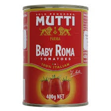 Mutti Baby Roma Tomatoes 400g