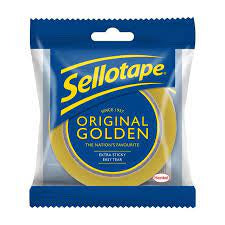 Sellotape Orginal Golden Tape 24mm x 50m [833]