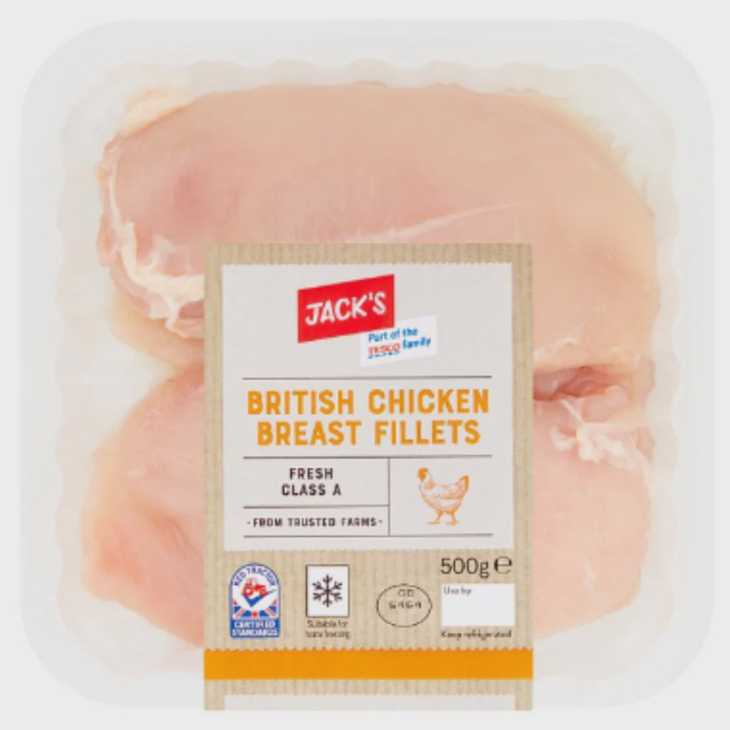 Jacks British Chicken Breast Fillets 500g