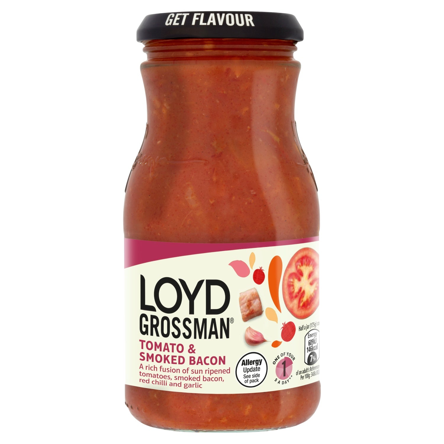 Loyd Grossman Smokey Bacon 350g