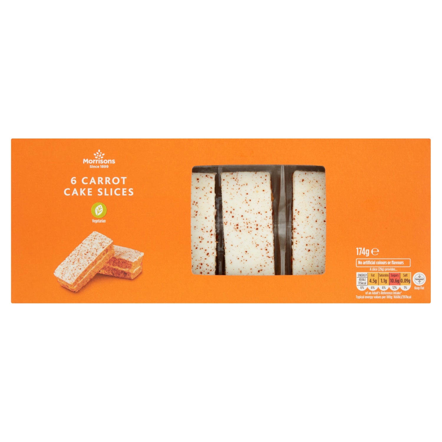 M 6 Carrot Cake Slices
