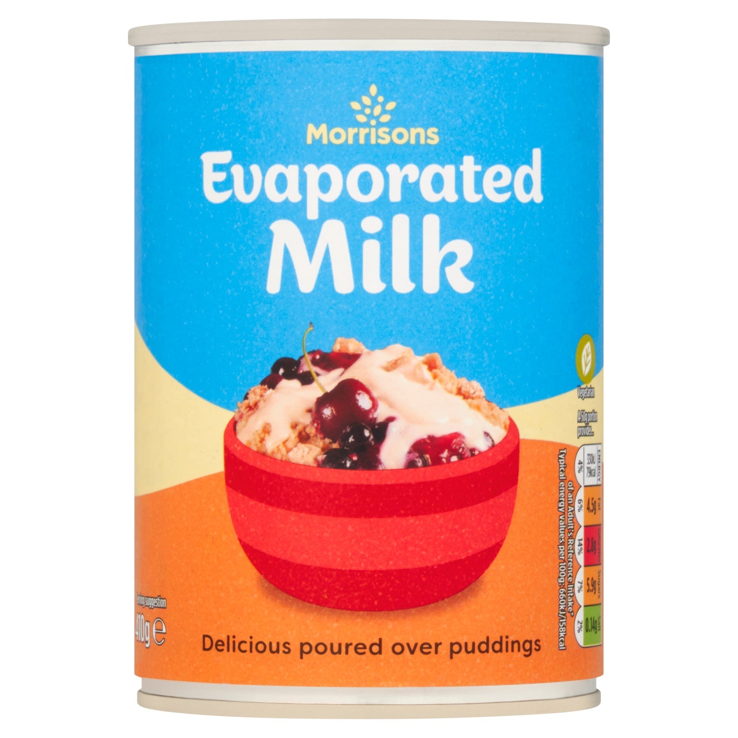 M Evaporated Milk Full Cream 410g