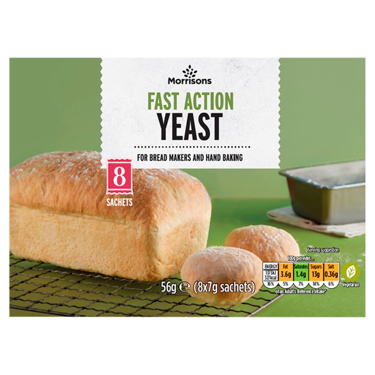 M Fast Action Yeast Sachets 56g