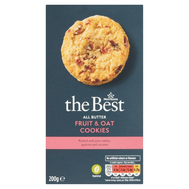 Morrisons The Best Fruit & Oat Cookies 200g