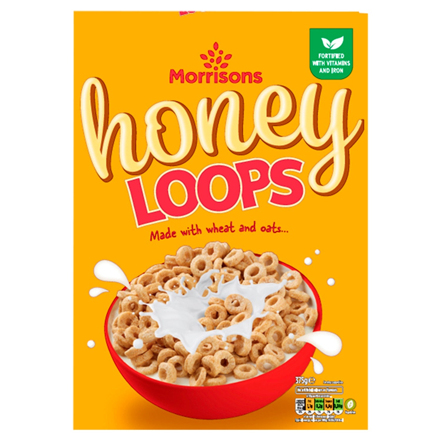 Morrisons Honey Loops 375g