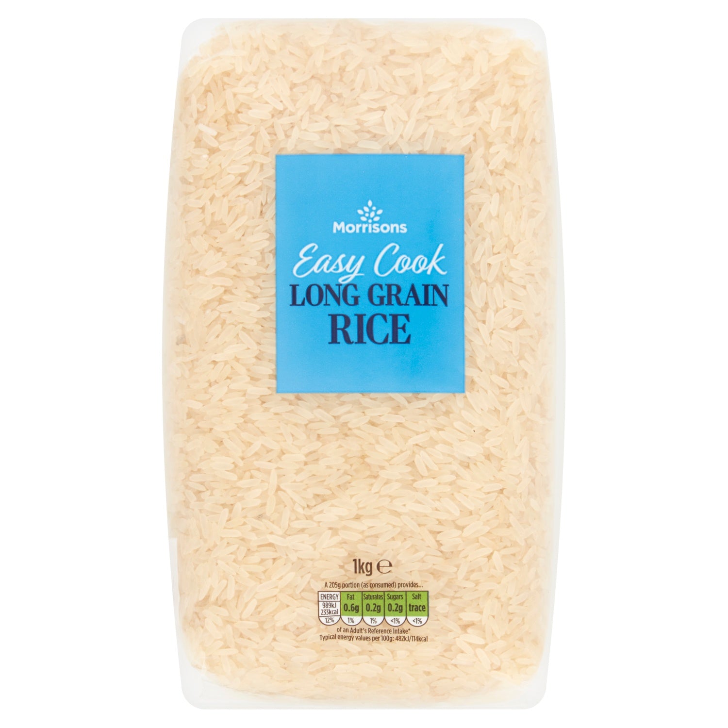 Morrisons Easy Cook Long Grain Rice 1kg