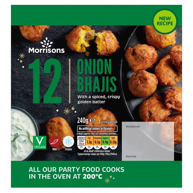 Morrisons 12 Onion Bhajis 240g [426]
