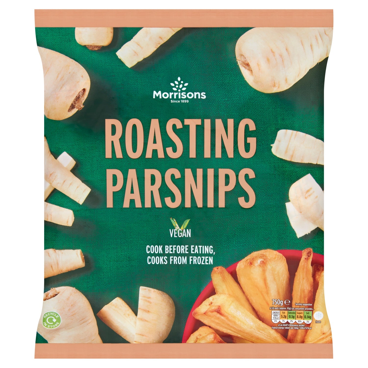 Morrisons Roasting Parsnips 750g