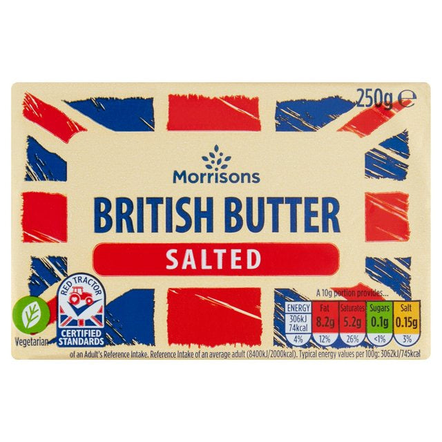 Morrisons British Salted Butter 250g