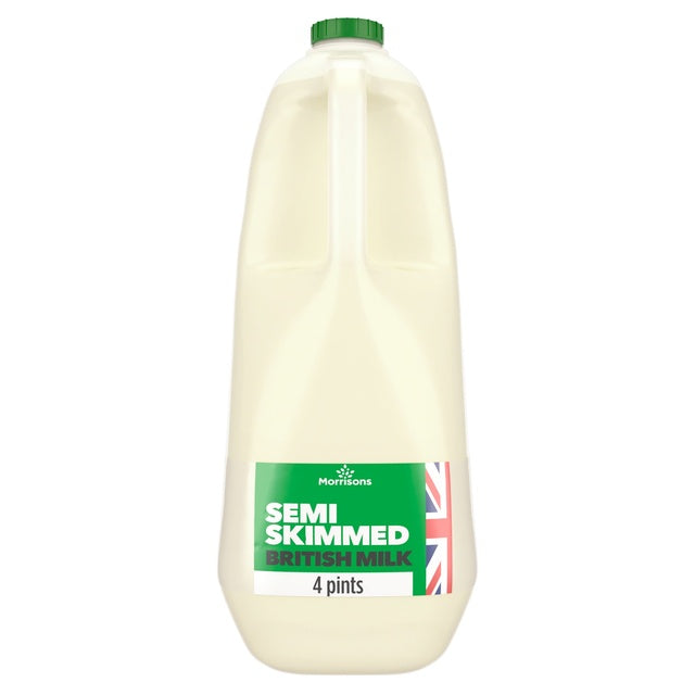 Morrisons British Semi Skimmed Milk 4pt [192]