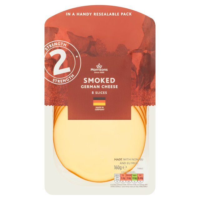 Morrisons Smoked Cheese Slices 160g
