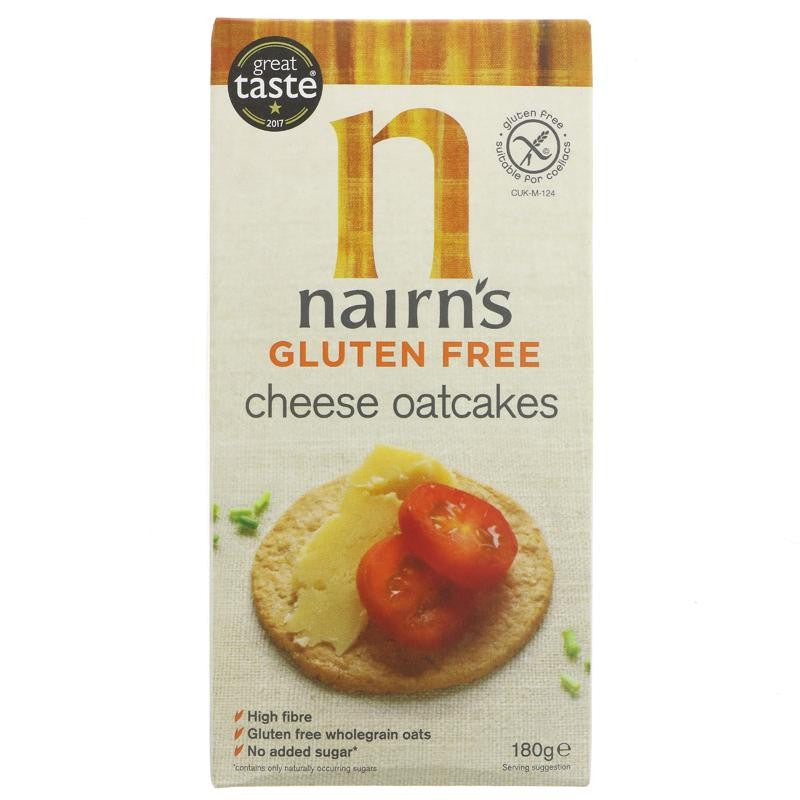 Nairns Gluten Free Cheese Oatcakes 180g