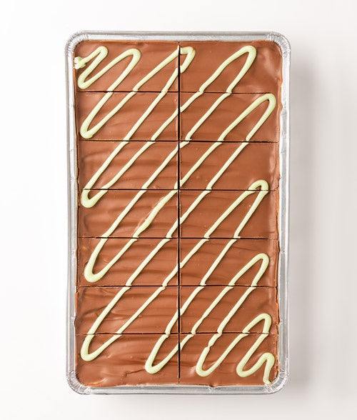 Peppermint Crunch With Milk Chocolate Traybake