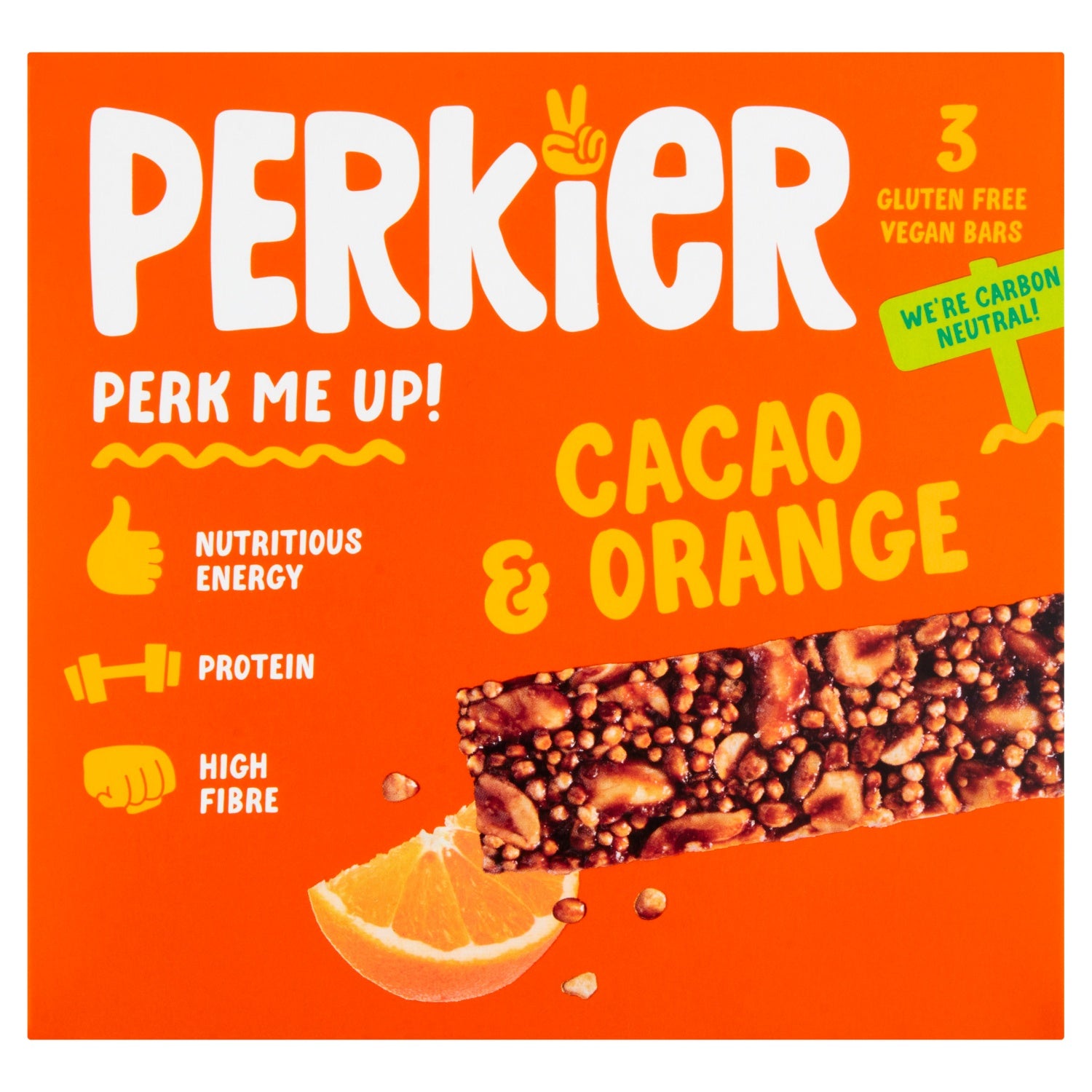 Perkier Cacao & Orange Bar 3x35g