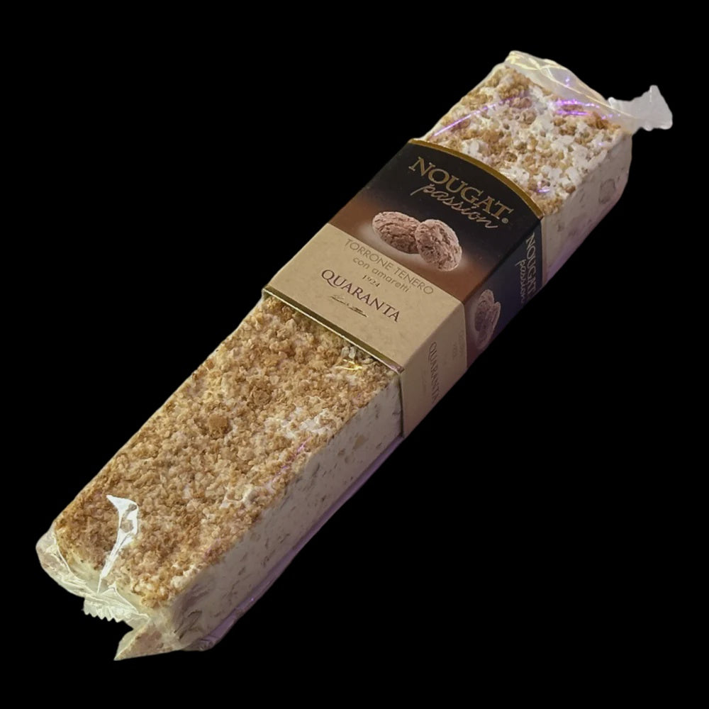 Quaranta Nougat Bar Amaretti 100g