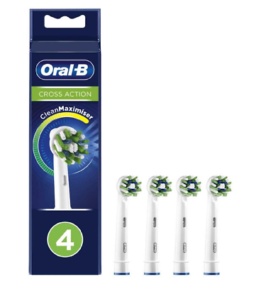 Oral B Cross Action Brush Head 4pk
