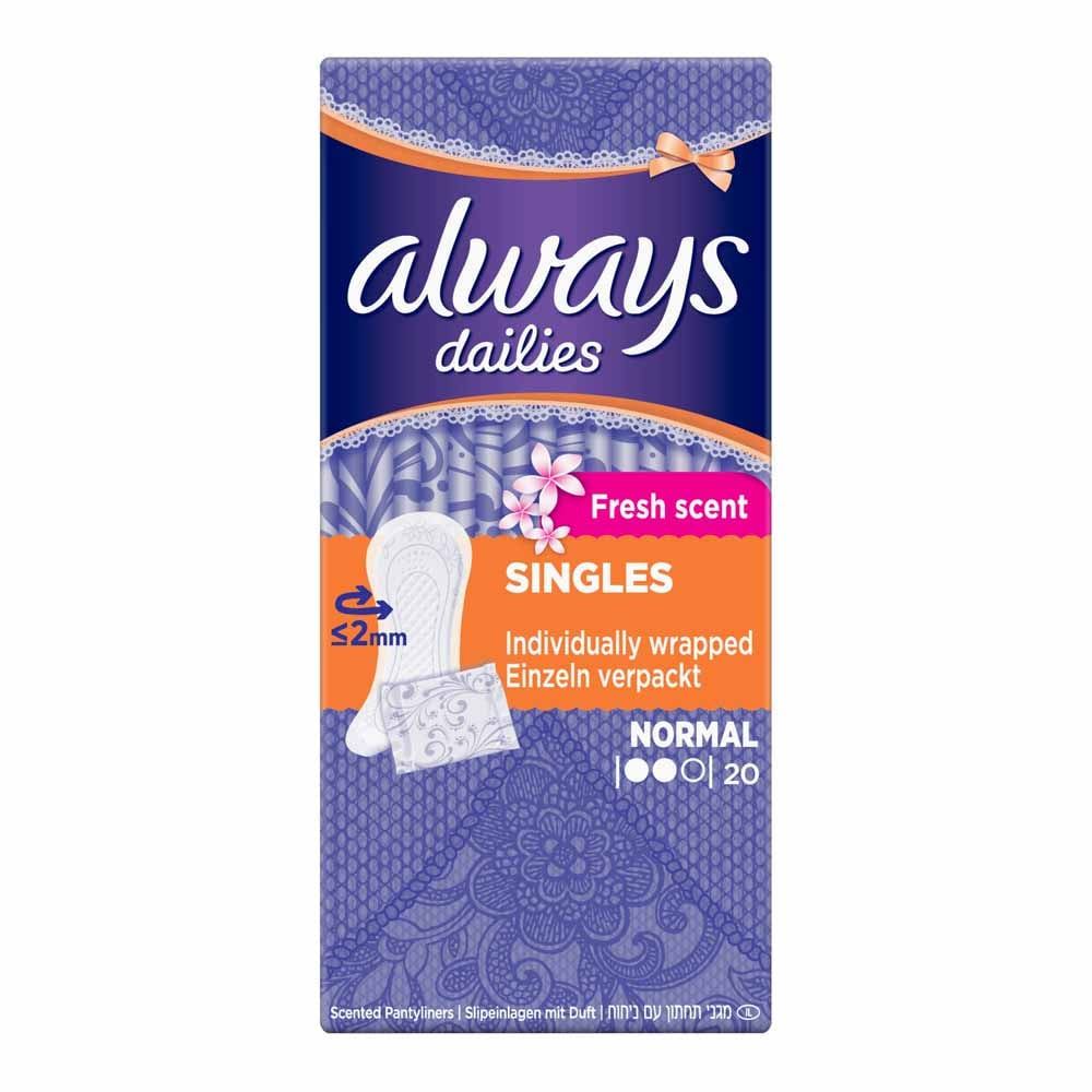 Always Dailies Pantyliner Fresh 20pk