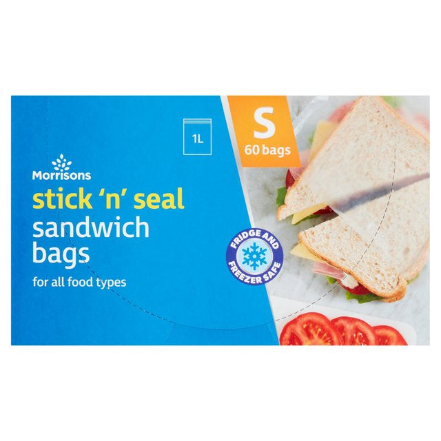 M Easy Seal Sandwich Bags 60pk