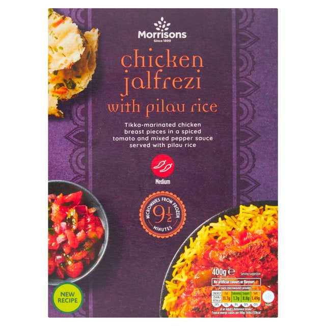 Morrisons Chicken Jalfrezi & Rice Ready Meal 400g